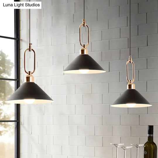 Modern Macarons Umbrella Pendant Light With Metal Ring - Stylish Lighting