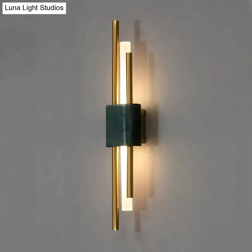 Modern Marble Led Wall Lamp For Living Room Bedroom Bathroom Loft Decor Light