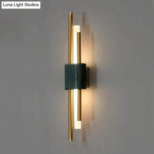 Modern Marble Led Wall Lamp For Living Room Bedroom Bathroom Loft Decor Light