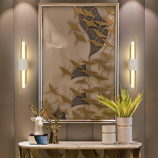 Modern Marble Led  Wall Lamp For Living Room Bedroom Bathroom Loft Decor
