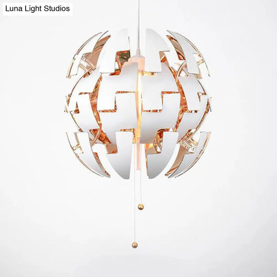 Modern Gold/Silver Exploding Pendant Light For Restaurants - 1-Light Metal Hang Lamp Gold