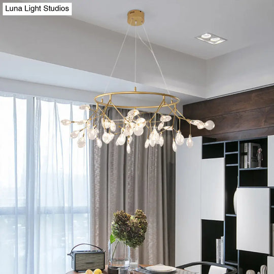 Modern Ring Led Dining Room Chandelier 45 / Gold