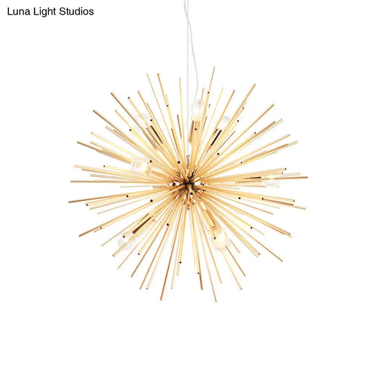 Modern Metal Led Gold Sputnik Chandelier Pendant Light 20.5/22.5 Diameter