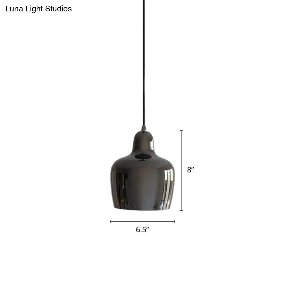 Modern Metal Suspension Pendant Light - Urn Shape Ideal For Restaurants