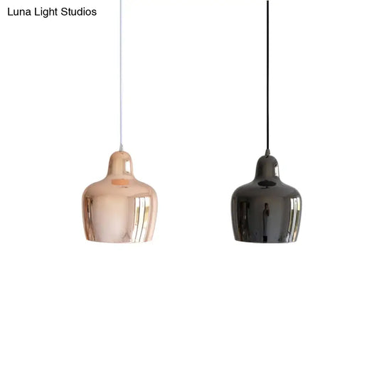 Modern Metal Suspension Pendant Light - Urn Shape Ideal For Restaurants