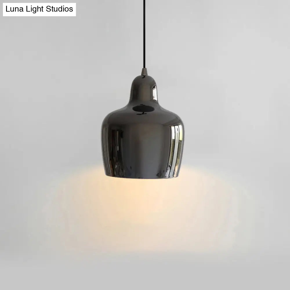 Modern Metal Suspension Pendant Light - Urn Shape Ideal For Restaurants