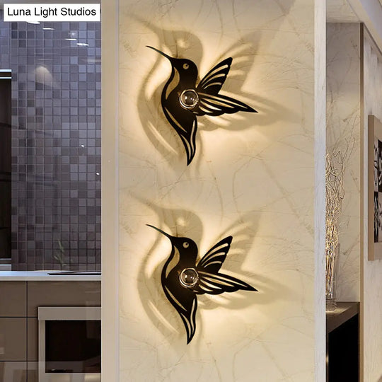 Modern Metal Wall Sconce - Cartoon Shape Ideal For Study Room