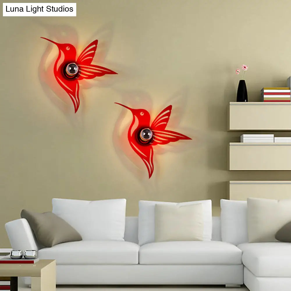 Modern Metal Wall Sconce - Cartoon Shape Ideal For Study Room