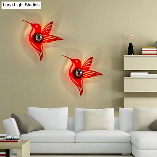 Modern Metal Wall Sconce - Cartoon Shape Ideal For Study Room