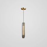 Modern Mini Crystal Pendant Light With Brass Finish For Living Room Bar And Coffee Shop Ceiling