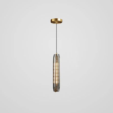 Modern Mini Crystal Pendant Light With Brass Finish For Living Room Bar And Coffee Shop Ceiling