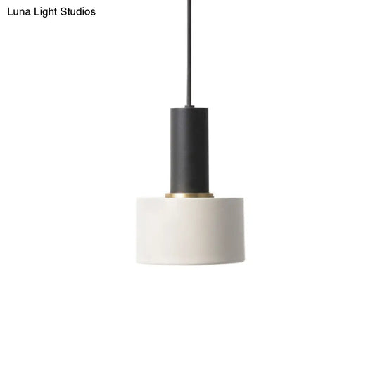 Modern Mini Pendant Light: Elegant Metallic Single Ceiling Hanging Light