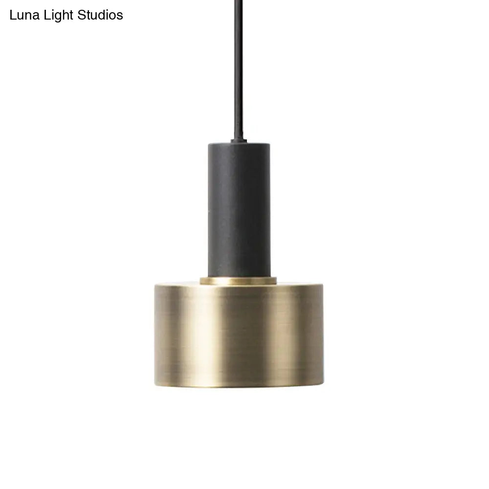 Modern Mini Pendant Light – Sleek Metallic Ceiling Hanging Single