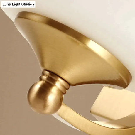 Modern Minimalist Creative Living Room Lamp Bedroom Headlight Aisle Copper Wall Lamp Copper Wall Lamps