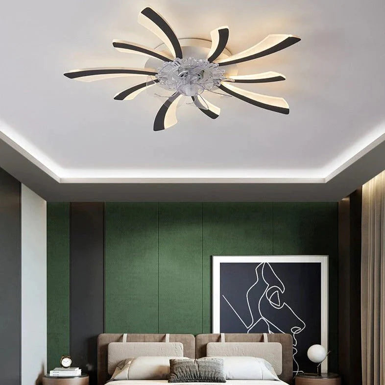 Modern minimalist dandelion fan ceiling lamp