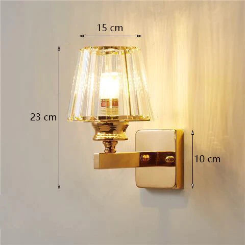 Modern Minimalist Wall Lamp With Glass Shade For Bedside Lighting Living Room D Light
