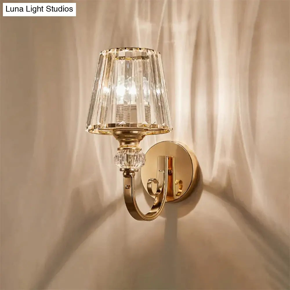 Modern Minimalist Wall Lamp With Glass Shade For Bedside Lighting Living Room Light