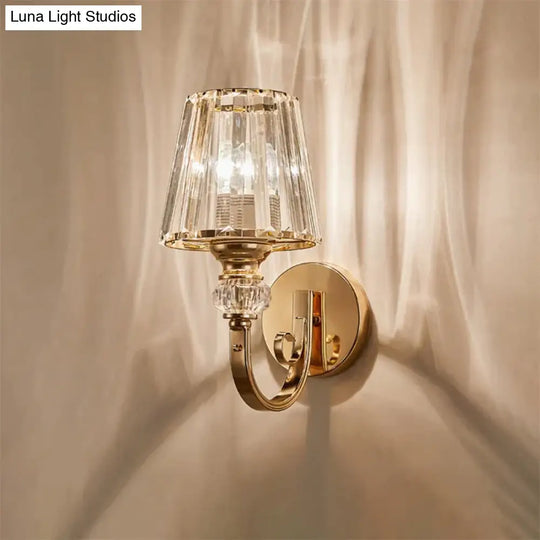 Modern Minimalist Wall Lamp With Glass Shade For Bedside Lighting Living Room Light