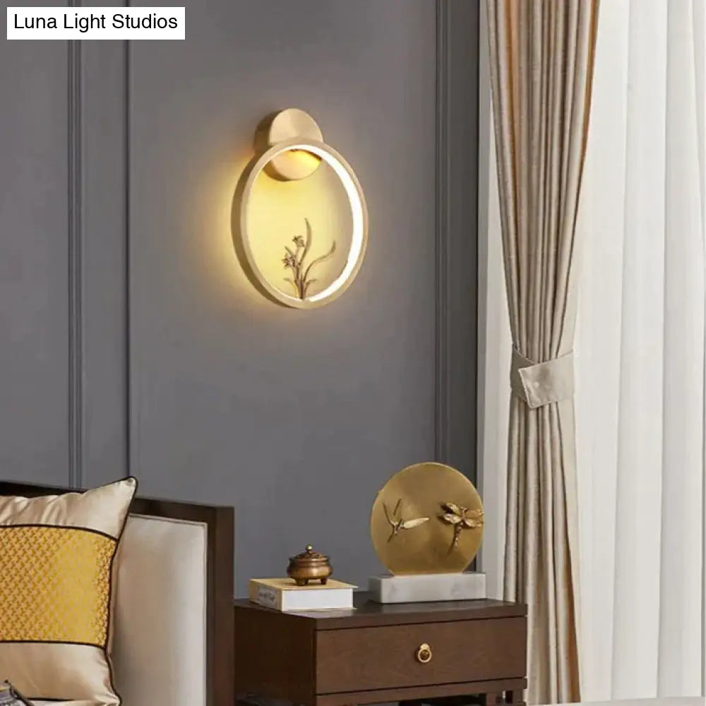 Modern New Simple Living Room Copper Wall Lamp Lamps