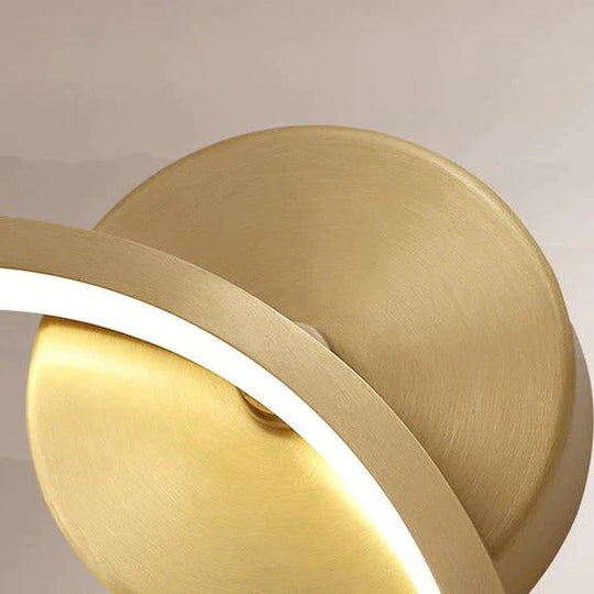 Modern New Simple Living Room Copper Wall Lamp