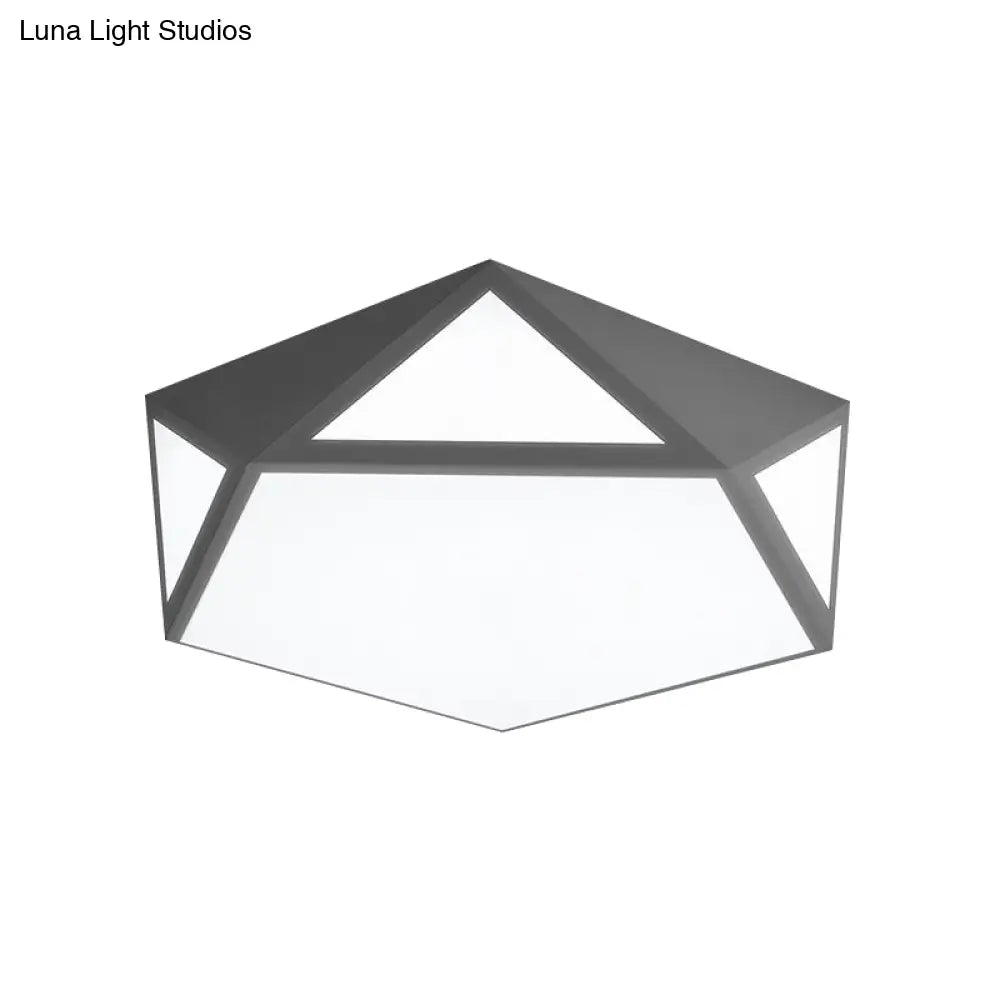 Modern Nordic Candy Ceiling Lamp - Led Flushmount Light For Corridor Decor