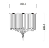 Modern Nordic Crystal Chandelier for Hotel Lobby Luxury Creative Design Ceiling Light with High-End Atmosphere
