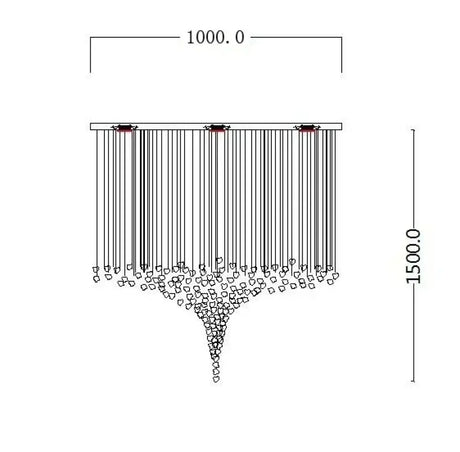 Modern Nordic Crystal Chandelier for Hotel Lobby Luxury Creative Design Ceiling Light with High-End Atmosphere