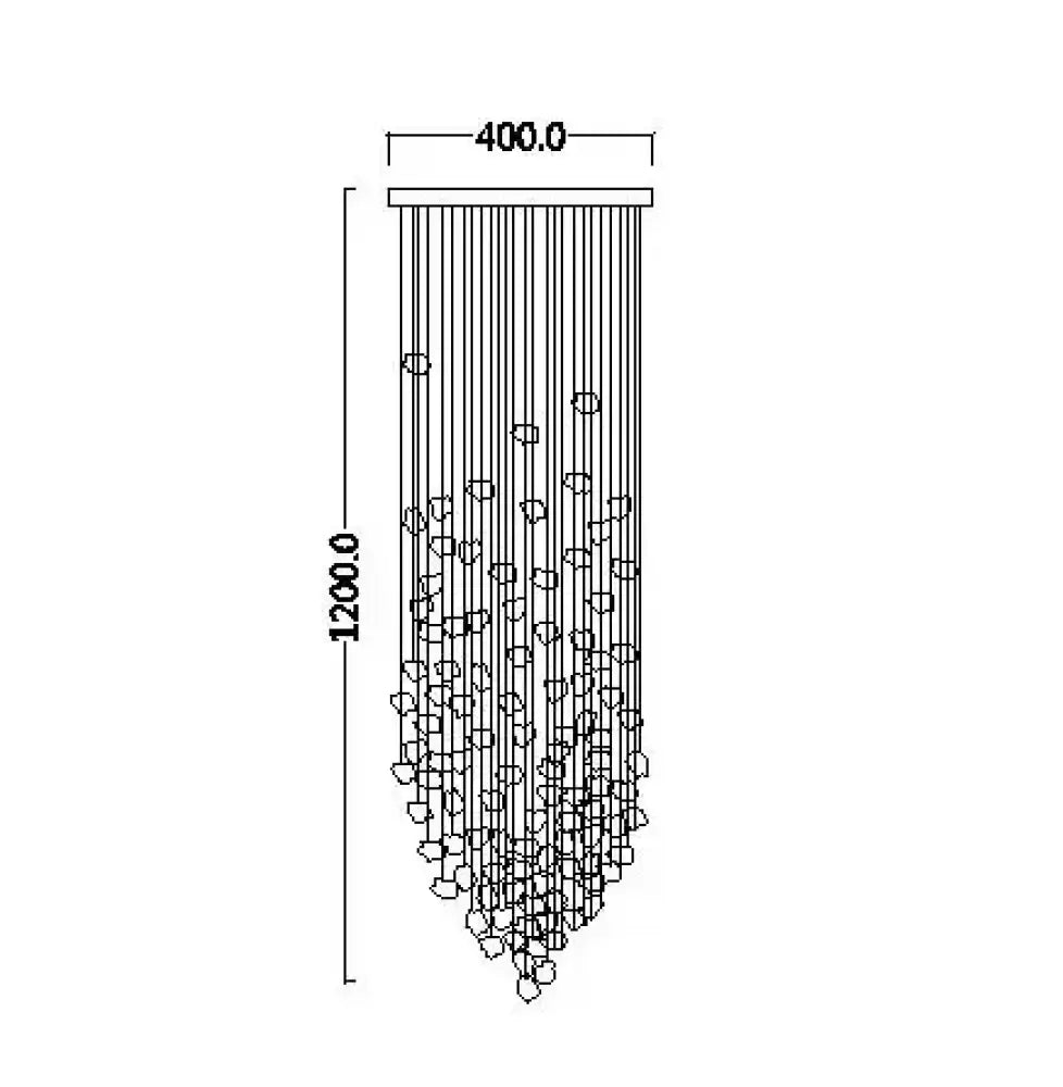 Modern Nordic Crystal Chandelier for Hotel Lobby Luxury Creative Design Ceiling Light with High-End Atmosphere