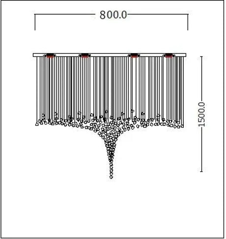 Modern Nordic Crystal Chandelier for Hotel Lobby Luxury Creative Design Ceiling Light with High-End Atmosphere
