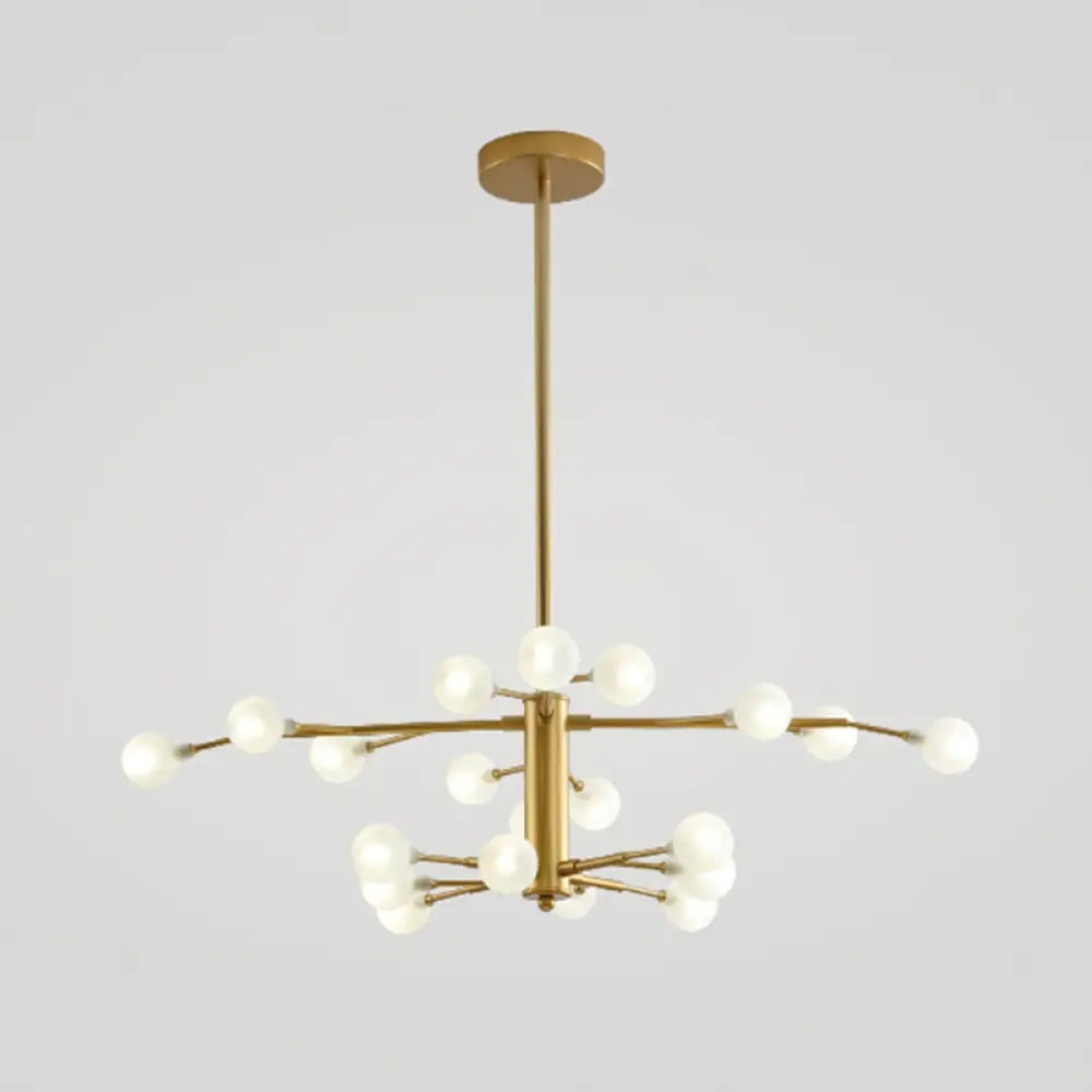 Modern Nordic Led Branch Chandelier - Stylish Living Room Suspension Light 20 / Gold B