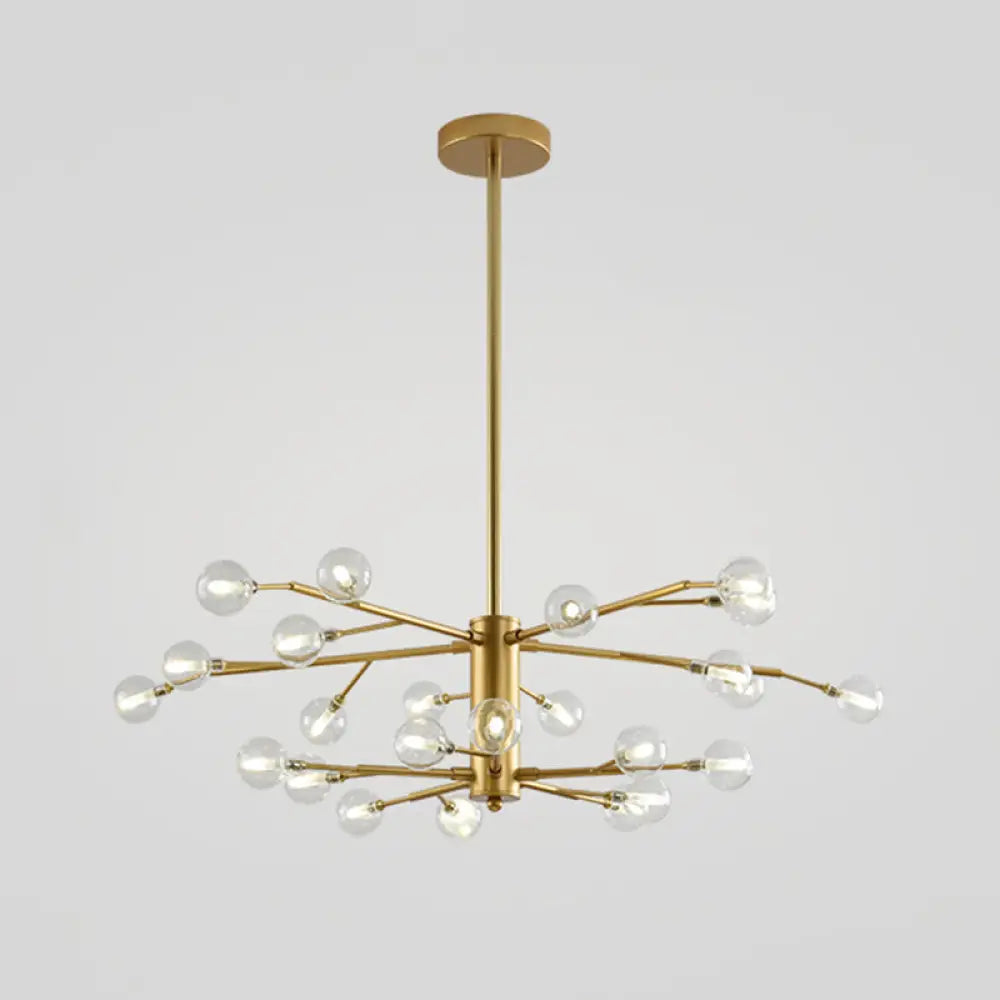 Modern Nordic Led Branch Chandelier - Stylish Living Room Suspension Light 25 / Gold A