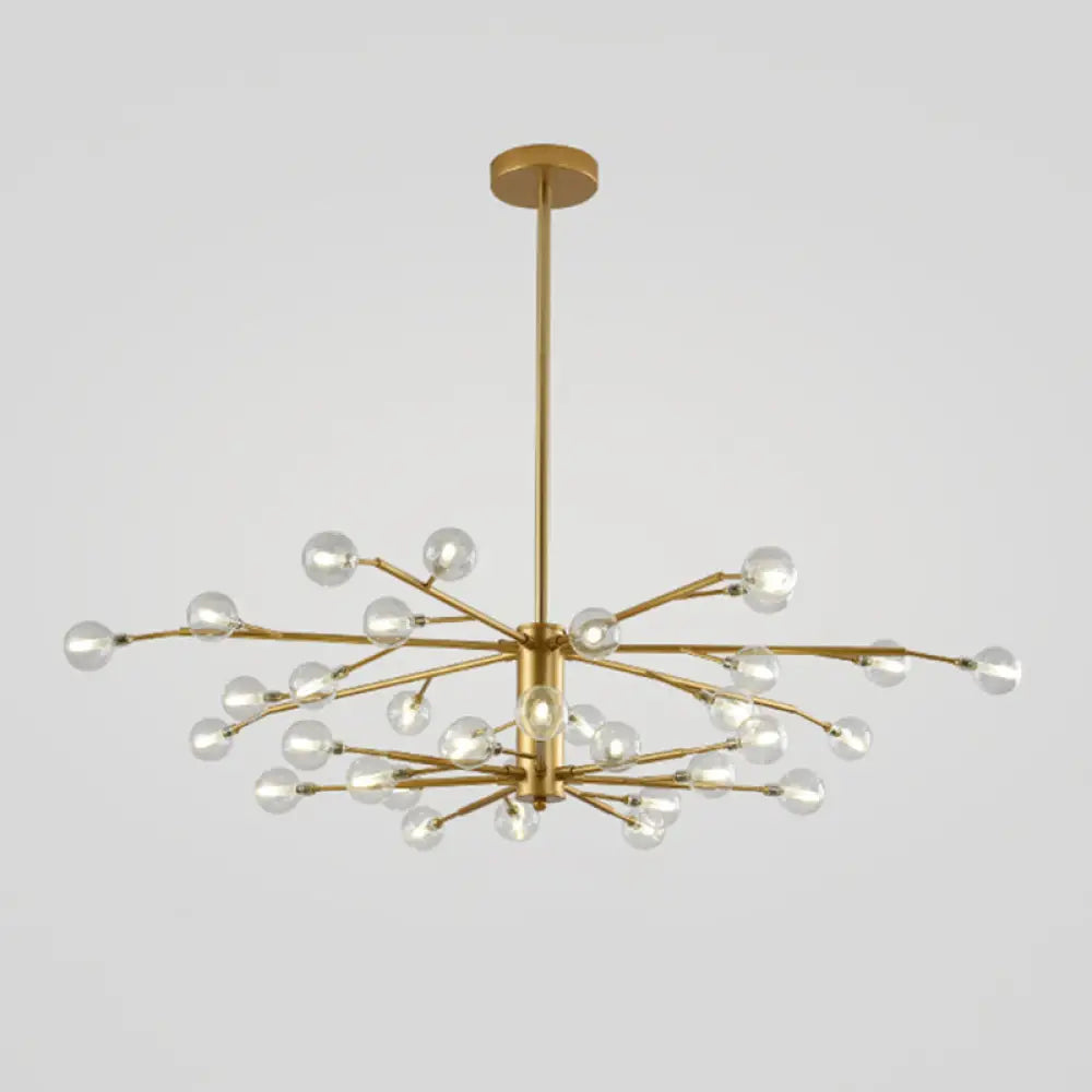 Modern Nordic Led Branch Chandelier - Stylish Living Room Suspension Light 35 / Gold A