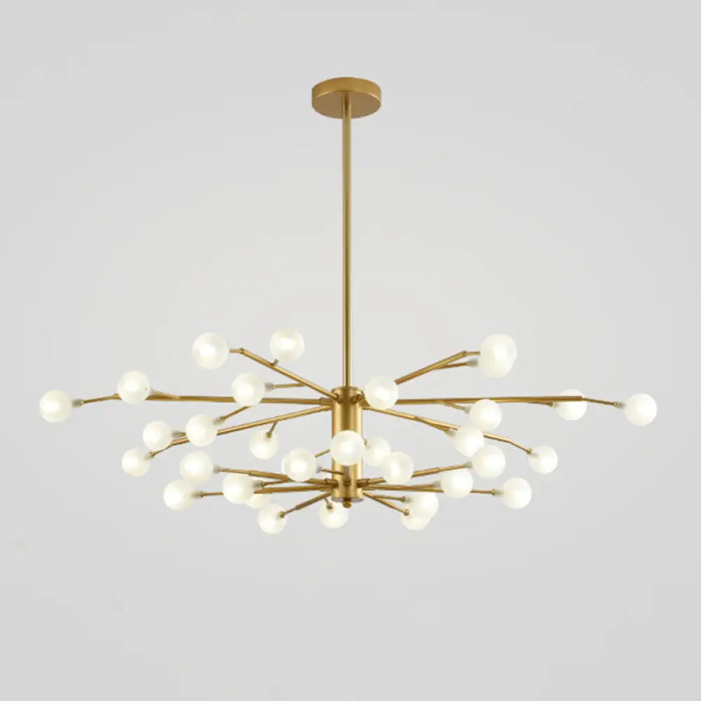 Modern Nordic Led Branch Chandelier - Stylish Living Room Suspension Light 35 / Gold B