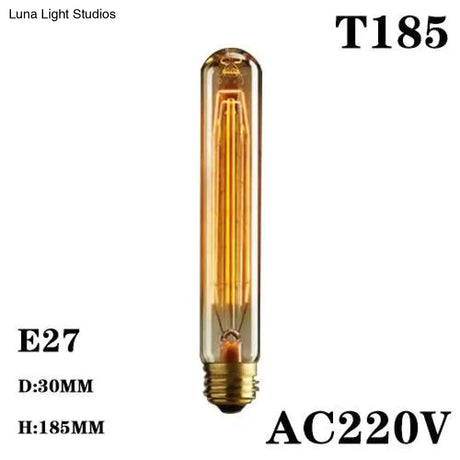 Modern Pendant Light Black Iron Hanging Cage Vintage E27Led Lamp Bulb Industrial Loft Retro Dining