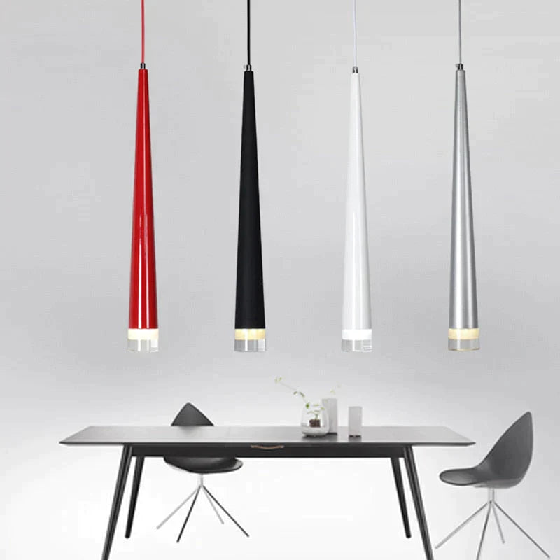 Modern Pendant Lights 3W LED Cone-shape Hanging Lamps for Restaurant/Living Room/Bar Lamparas Home Decoration Lighting Luminaire
