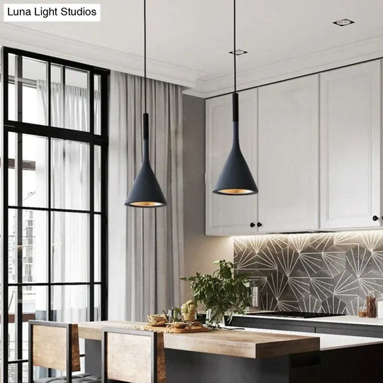 Modern Pendant Lights Kitchen Fixtures For Dining Room Restaurant Bars Home Bedroom White Black Red