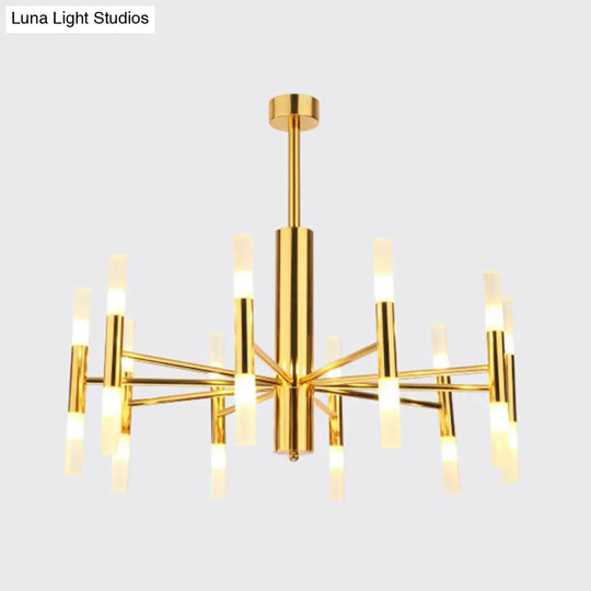 Modern Radial Led Chandelier Light For Living Room Ceiling