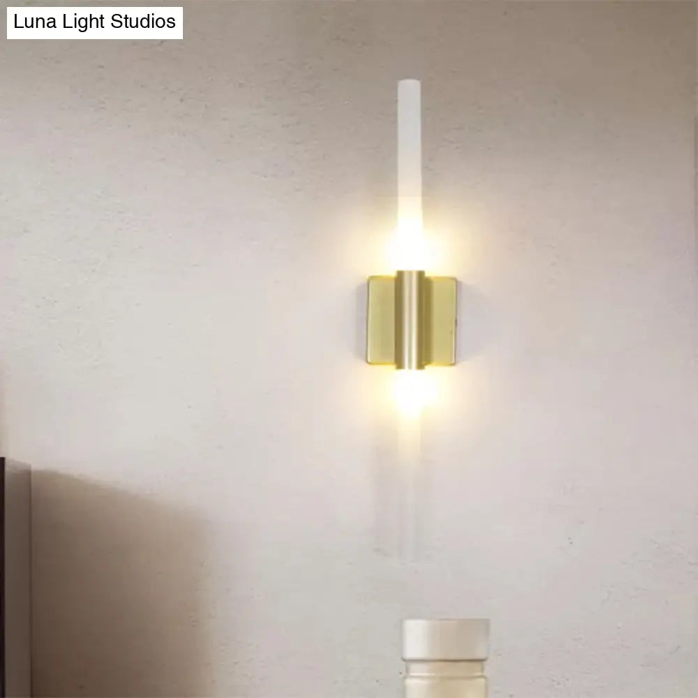 Modern Rotatable Gold Wall Sconce Lighting With 2/4 Metal Heads