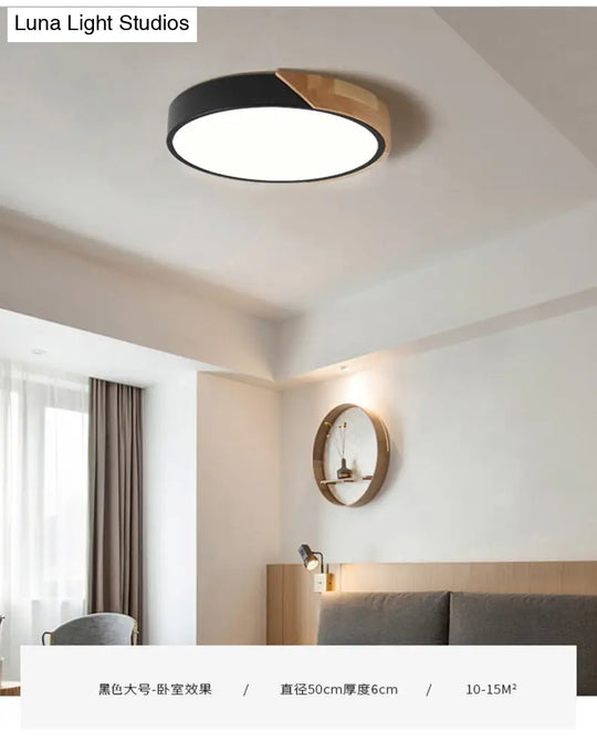 Modern Round Flush Mount Ceiling Light Fixtures For Bedrooms