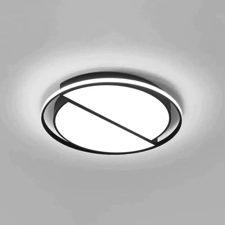 Modern Round Iron Living Room Chandelier Fixtures Led Lustre Bedroom Restaurant Dimmable