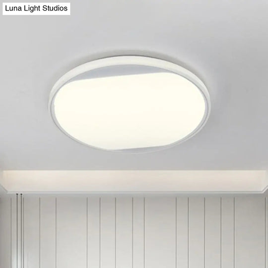 Modern Round Led Flush Mount Ceiling Light For Living Room