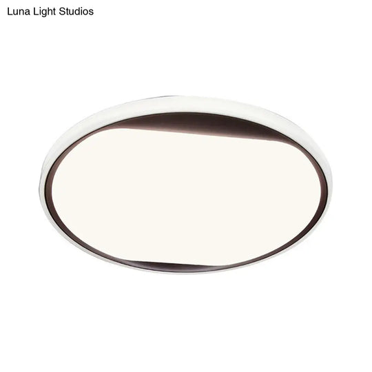 Modern Round Led Flush Mount Ceiling Light For Living Room Coffee / Third Gear