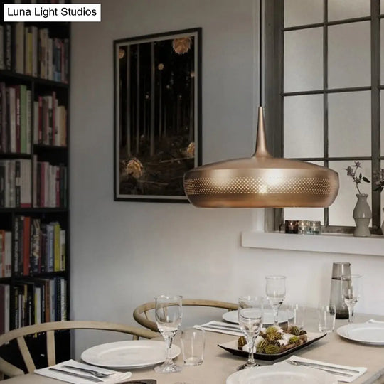 Modern Led Pendant Light: Stylish Round Design For Dining Room Suspended Lighting