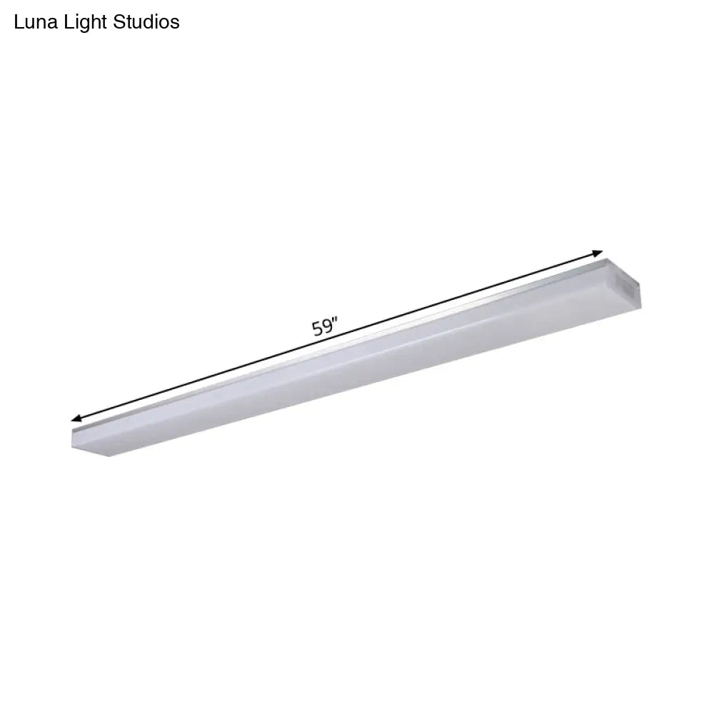 Modern Silver Led Flush Mount Ceiling Light In Various Sizes