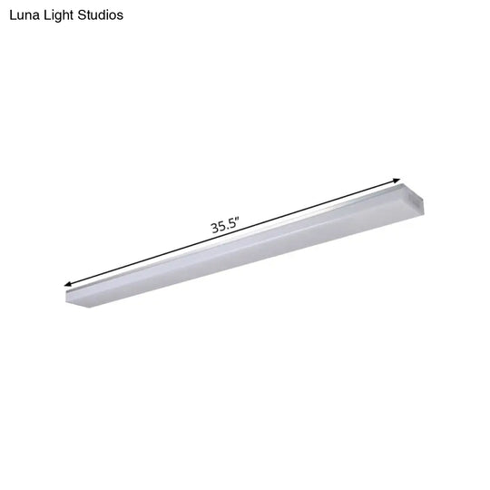 Modern Silver Led Flush Mount Ceiling Light In Various Sizes