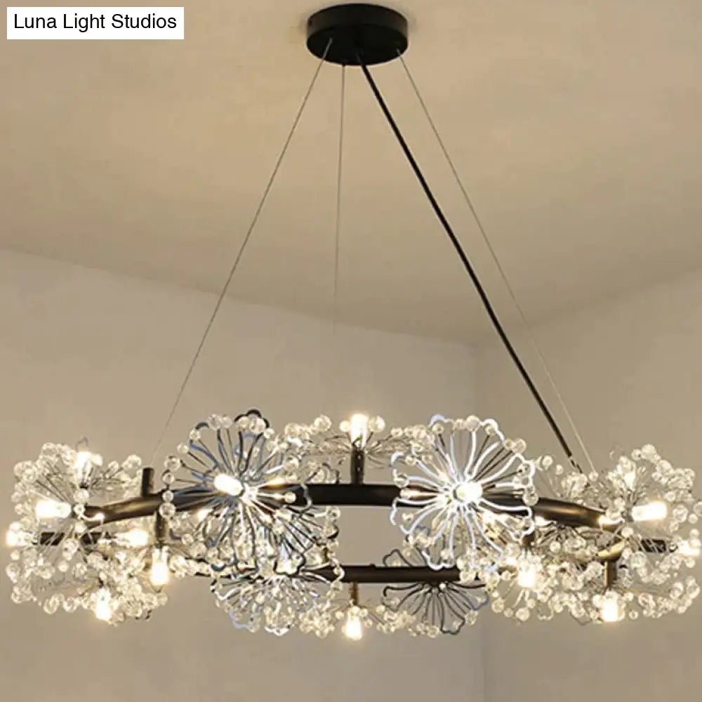 Modern Simple Bedroom Restaurant Light Luxury Crystal Creative Personality Living Room Round