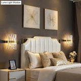 Modern Simple Corridor Crystal Copper Wall Lamp Lamps
