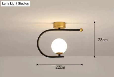 Modern Simple Corridor Lamp Circular Ceiling