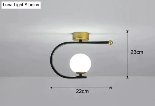 Modern Simple Corridor Lamp Circular Ceiling