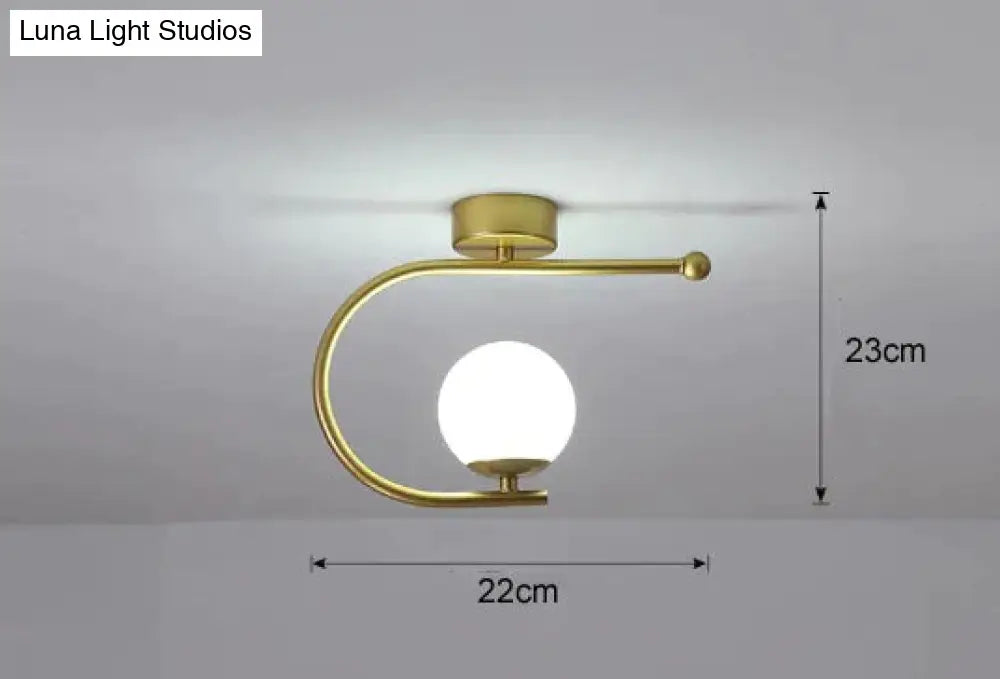 Modern Simple Corridor Lamp Circular Ceiling